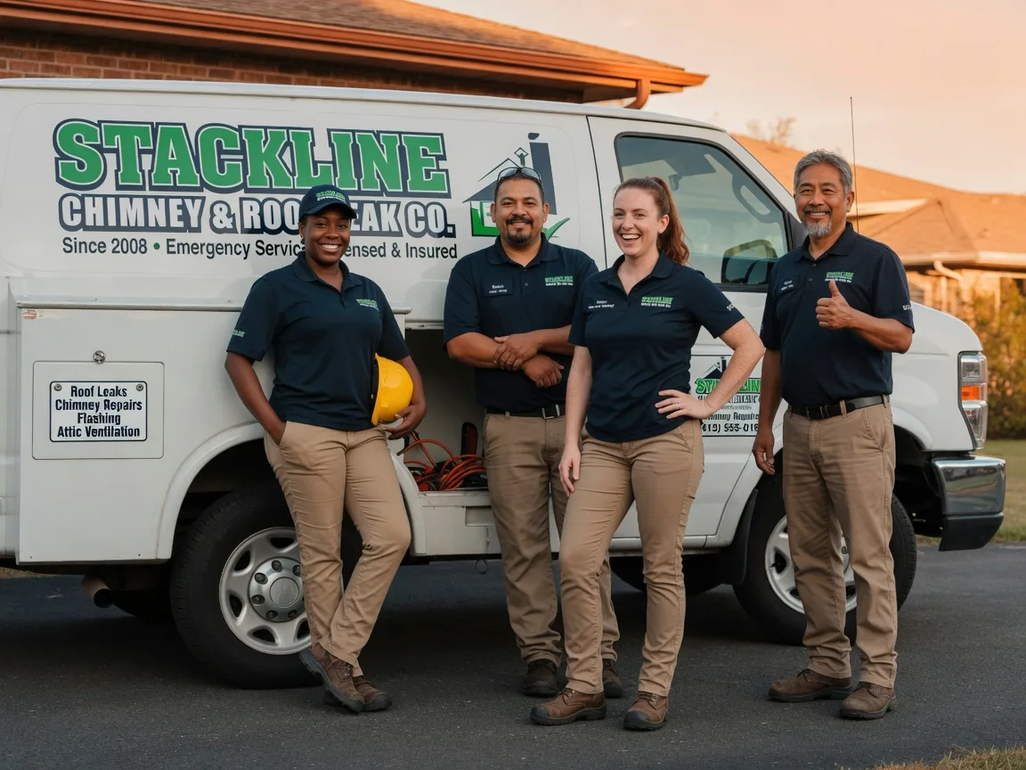 Chimney flashing repair company in Fairview, KS